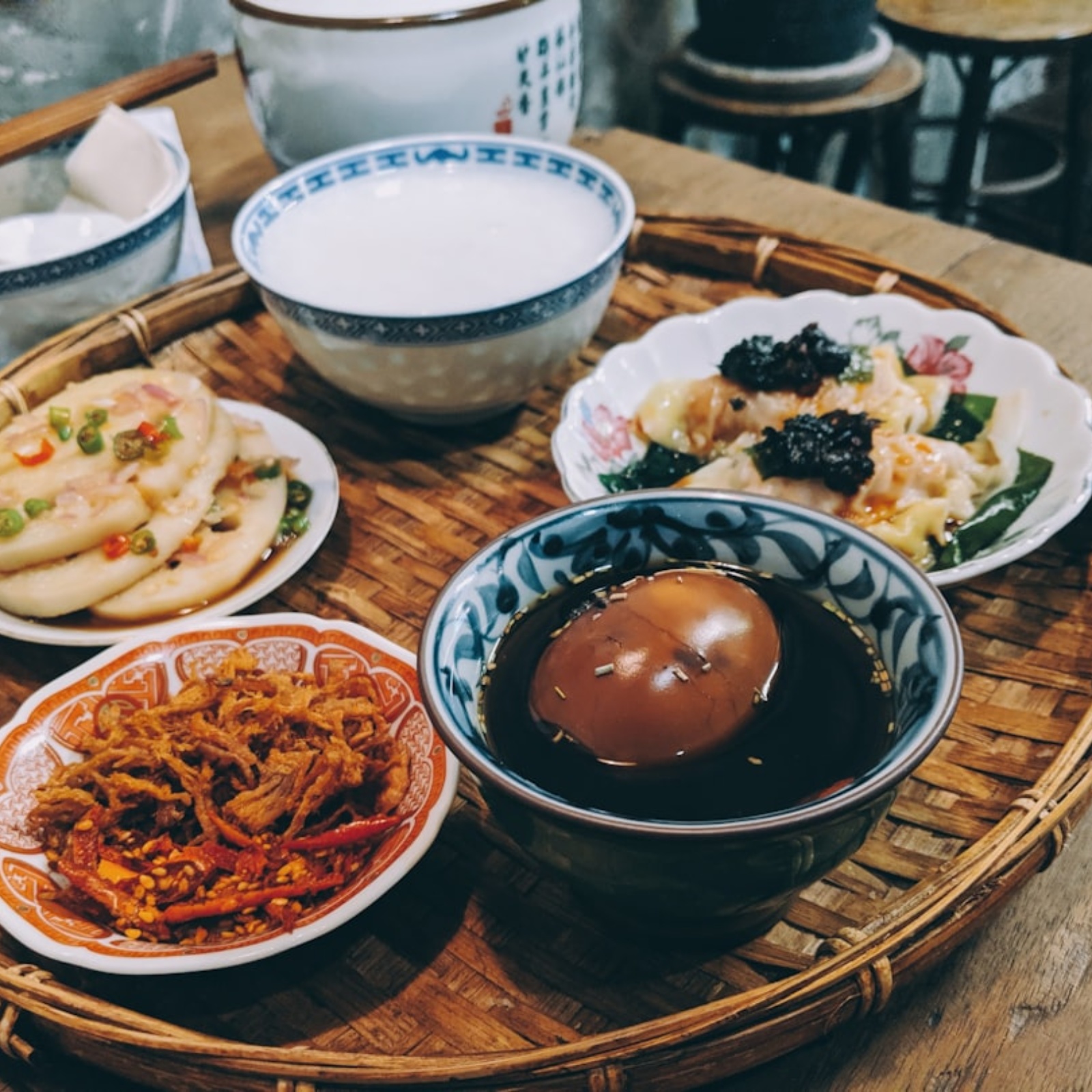 Peanut Glaze Dumplings